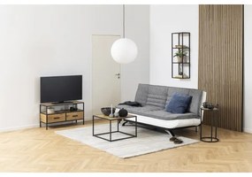 SARON dohányzóasztal tölgy/fekete