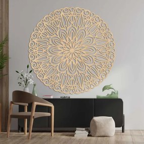Faragott fali mandala, az idő virága - ORIN