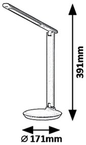 Rabalux 6979 - LED Szabályozható asztali lámpa OSIAS LED/9W/230V