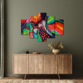 Absztrakt kép - színek (150x105 cm)