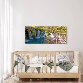 Kép - Bejárat a vízesésekhez (120x50 cm)
