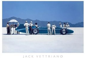 Művészeti nyomat Bluebird at Bonneville, 1995, Jack Vettriano