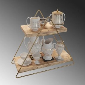 Polcrendező 35x40 cm arany