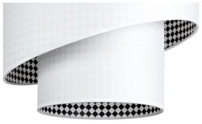 Csillár zsinóron LORI 1×E27/60W/230V Fehér