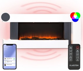 Studio Light & Fire 2 Smart, kandalló, 1000/2000 W, MDF, WiFi Control