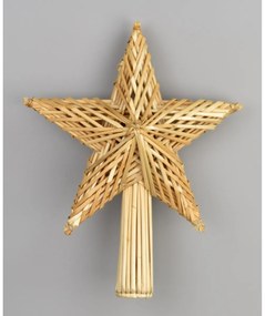 Csillag karácsonyfa csúcsdísz, 25 x 30 cm