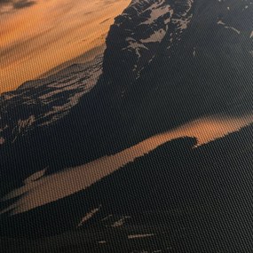 Egy tó képe a hegyek között (90x60 cm)