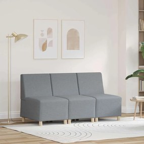 Karfa Nélküli Modularis Kanapé Egység 3 pcs Világosszürke