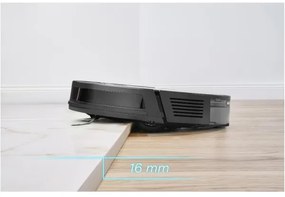 Sencor – 2 az 1-ben robotporszívó mop funkcióval, 16 W / 2600 mAh, Wi‑Fi, fekete + távirányító