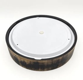 Fürdőszobai mennyezeti lámpa OAK SMOKY 3xE27/15W/230V IP54 37,5 cm tölgy/barna