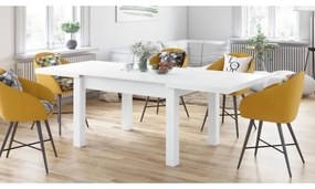 RALF fehér kihúzható étkezőasztal 12 személyre