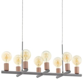 Eglo Adri 1 97449 függeszték, 8x60W E27