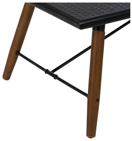 Fekete fém dohányzóasztal 60x109,5 cm Oslo – Ixia