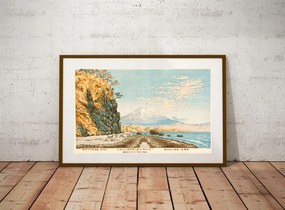 Japan Fa Kobayashi Kiyochika 1881 méret 50x30cm