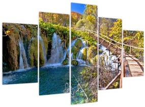Kép - Bejárat a vízesésekhez (150x105 cm)