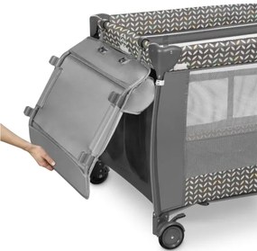 Lionelo - Utazó kiságy SVEN PLUS szürke