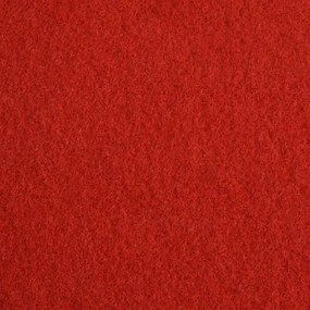 piros sima felületű kiállítási szőnyeg 1,2 x 12 m