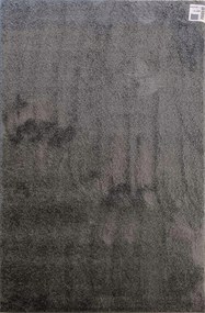 Puha grafit szőnyeg egyszínű,csúszásgátló 133x200cm