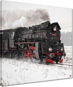 Vászonkép 40x40 Mozdony Gőzmozdony