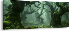 Kép - Egy mohával borított erdő (120x50 cm)