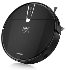 Niceboy ION Charles i4 - Intelligens robotporszívó 2in1 4400 mAh Wi-Fi fekete + távirányító
