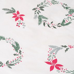 4Home Christmas holly karácsonyi pamut ágyneműhuzat, 140 x 220 cm, 70 x 90 cm, 140 x 220 cm, 70 x 90 cm