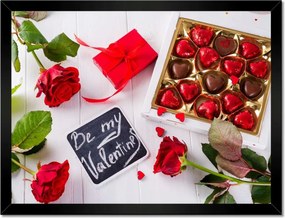 Poszterek keretben 40x30 Nőnap Ajándék Love