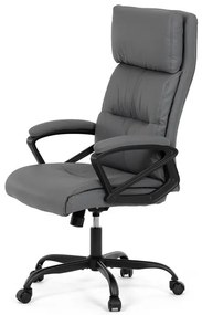 Irodai szék hintamechanikával, szürke műbőr kárpittal. KA-Y346 GREY