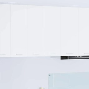 Függő szekrény ajtóval Riga 2 pcs Fehér 30 x 31 x 80 cm Faanyag