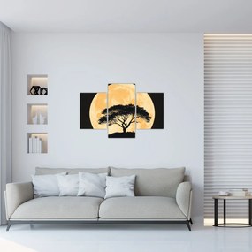 Kép – Fa arany teliholdban II. (90x60 cm)