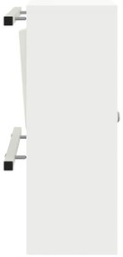 postaláda Fehér 30 x 23 x 55 cm Acél