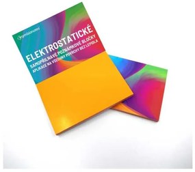 Symbionotes elektrosztatikus jegyzetek 7 x 10 cm - 100 papírlapokat, narancs