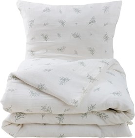 Matex Olajfa ág muszlin ágyneműhuzat, 140 x 200 cm, 70 x 90 cm