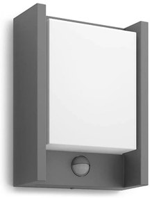 Philips ARBOUR LED kültéri fali lámpa szenzorral, 3,8W, IP44
