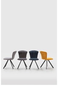 Sárga étkezőszék szett 2 db-os Simbra – Marckeric