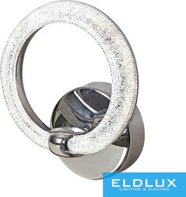 ELDLUX MILKY fali lámpa 8W NW Króm