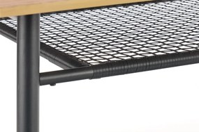 Jackson étkezőasztal – arany tölgy / fekete 160 cm