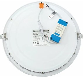 LED Beépíthető lámpa VEGA LED/24W/230V 2900/3900/5800K átm. 30 cm fehér