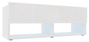 IZUMI magasfényű fehér TV szekrény, 105 WH