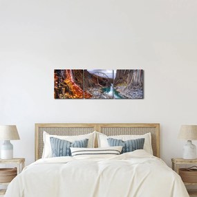 Kép - Studlagil kanyon (órával) (90x30 cm)