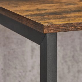 Tv-állvány 60 hüvelykes tv-ig, rusztikus barna és fekete színben