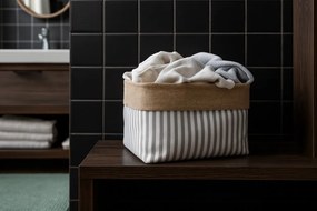 Csíkos tároló doboz 25 x 35 x 22 cm - m méret