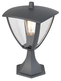 Modern kültéri lámpa talp sötétszürke - Platar