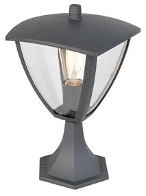 Modern kültéri lámpás talapzat sötétszürke - Platar