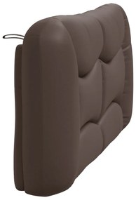 barna műbőr fejtámla párna Hvar 160 cm