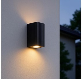 Brilliant - Kültéri fali lámpa JELANI 2xGU10/10W/230V IP44 fekete
