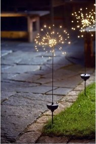 Firework kültéri napelemes LED lámpa fehér diódákkal, magasság 100 cm - Star Trading