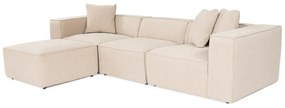Sarokkanapé Lora (L1-O1-1R-POUFFE ) - Barackszín