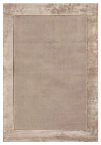 Világosbarna kézi szövésű gyapjú keverék szőnyeg 160x230 cm Ascot – Asiatic Carpets