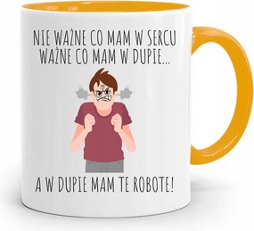 Sárga Vicces Bögre Nem Számít, Mit Tudok Nyomtatott Fotóval